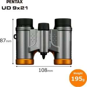 Pentax 61814 UD 9x21 Dimension